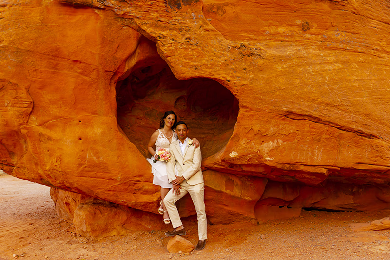 Valley of Fire heart rock